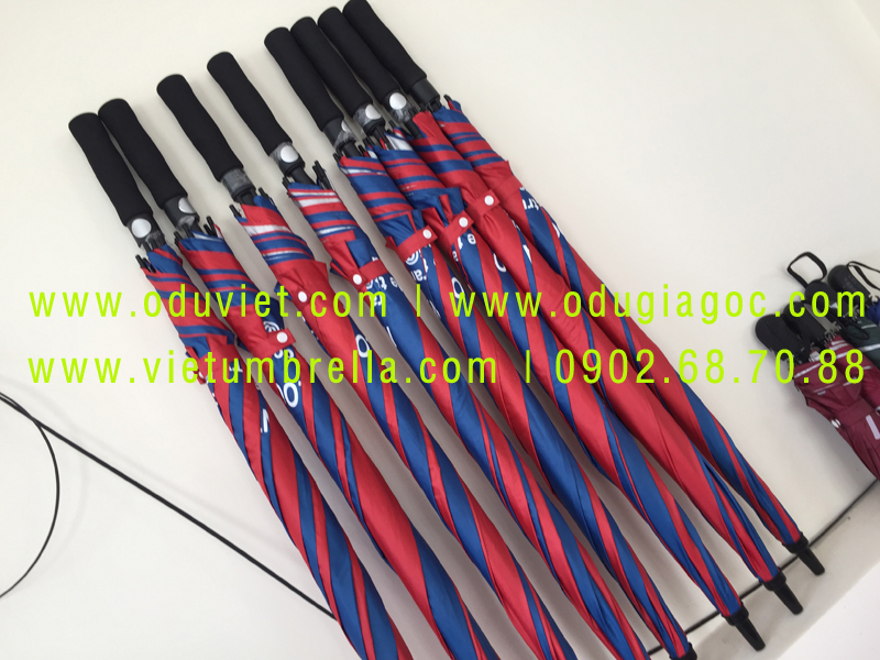 xưởng sản xuất ô dù cầm tay in logo quảng cáo